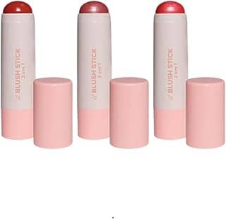 Blush Stick Multiuso 3 em 1, 7g, Cremoso, Alta Pigmentação, Maquiagem (06, Padrão)