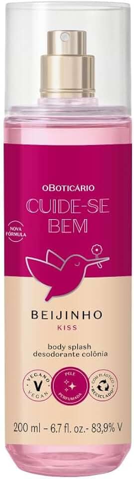 Body Splash Desodorante Colônia Cuide-se Bem Beijinho 200ml