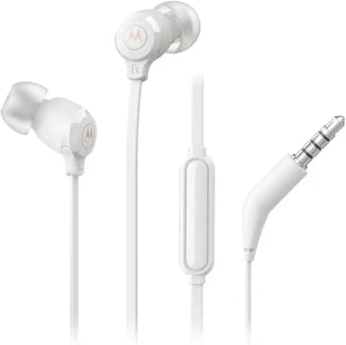 Motorola, Earbuds 3-S, Fone de Ouvido com Microfone, Branco