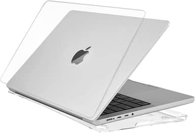 Case Rígida para Macbook Pro 14.2 Polegadas Modelos M4 M3 M2 M1 Pro Max Modelos A3112 A3185 A3401 A2918 A2992 A2779 A2442 (Transparente Cristal)