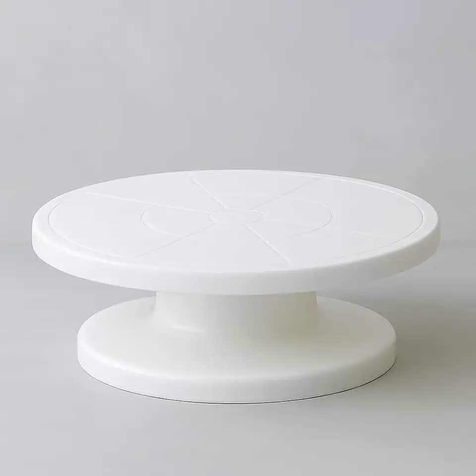 Bailarina Prato Giratório 32cm para Bolos e Tortas Prático e Resistente para Decoradores