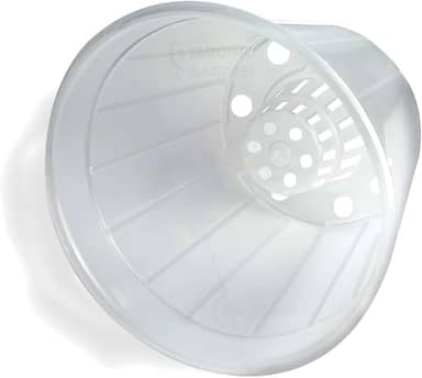 Vaso Pote 15 Transparente Orquidea Cone Plastico 10 Und