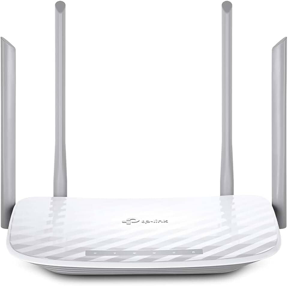 Roteador AC1200 TP-Link Archer C50(W), Dual Band, Conecte até 40 dispositivos, Até 120 ㎡ de cobertura, MU-MIMO, Beamforming, controle dos pais, 1× Fast WAN Port/4× Fast LAN Ports
