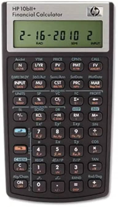 HEWLETT-PACKARD CALCULATORS HP 10BII+ CALCULADORA FINANCEIRA