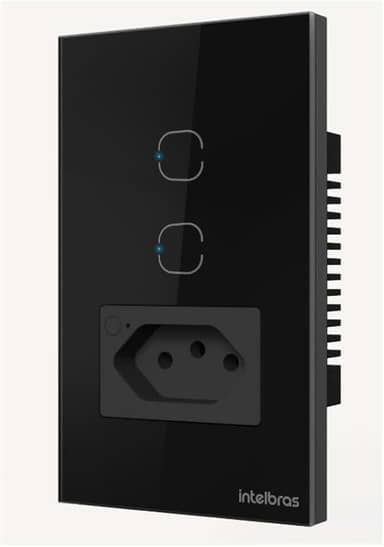 Tomada Inteligente Wi-Fi ETS 2002 (Preto)