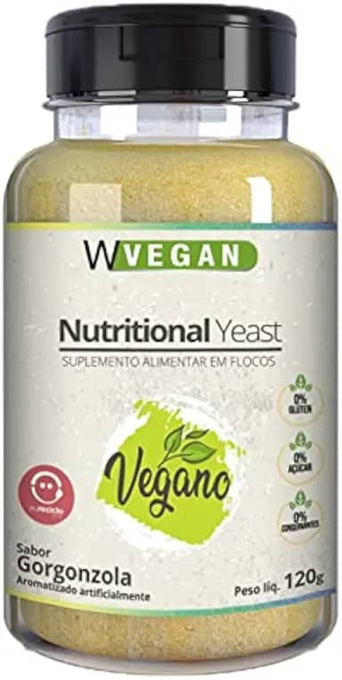 W Vegan Nutritional Yeast Flocos Sabor Gorgonzola 120G