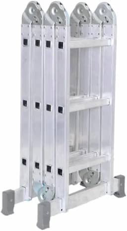 Escada Articulada 12 Degraus de Alumínio 4x3 13 Posições Reisam