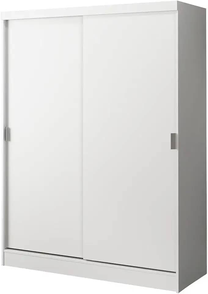 Guarda-Roupa Infantil Madesa Nick 2 Portas de Correr - Branco