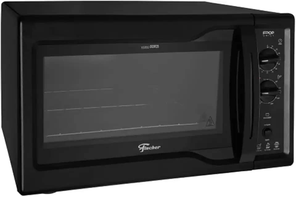 FISCHER FORNO ELÉTRICO BANCADA POP GRILL 44L BLACK 127V 34313-94808