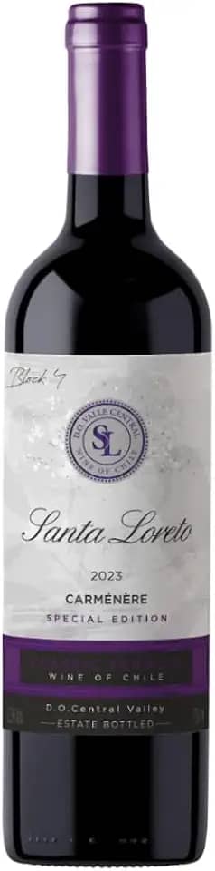 Vinho Fino Tinto Chileno Santa Loreto Varietal Carmenere 750ml