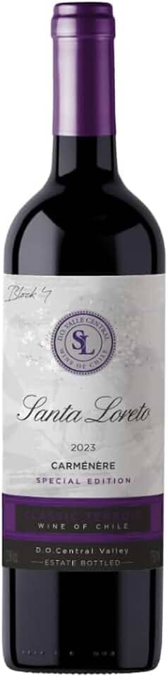 Vinho Fino Tinto Chileno Santa Loreto Varietal Carmenere 750ml