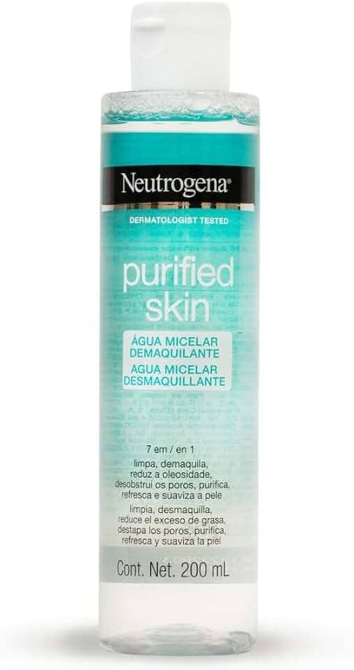 Neutrogena Água Micelar Demaquilante Purified Skin, 200ml