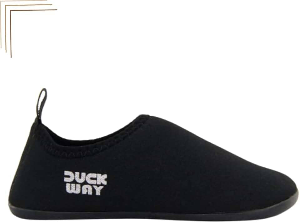 Sapatinha Tenis Infantil Antiderrapente Praia Piscina Duck Way (19/20, Preto)