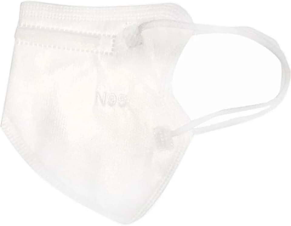 Máscara Infantil 5 Camadas N95 / KN95 / PFF2, 10 Unidades, Proteção Eficiente e Confortável, Design Anatômico, Ajuste Seguro para Crianças, Alta Filtragem, Ideal para Uso Diário e Escolar.