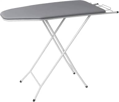 Tábua de Passar Roupa Utilaço Reforçada Extra Forte – Mesa de Passar Roupa Passadeira Dobrável Grande com Suporte para Ferro, Tecido Térmico Resistente e Base Estável Premium