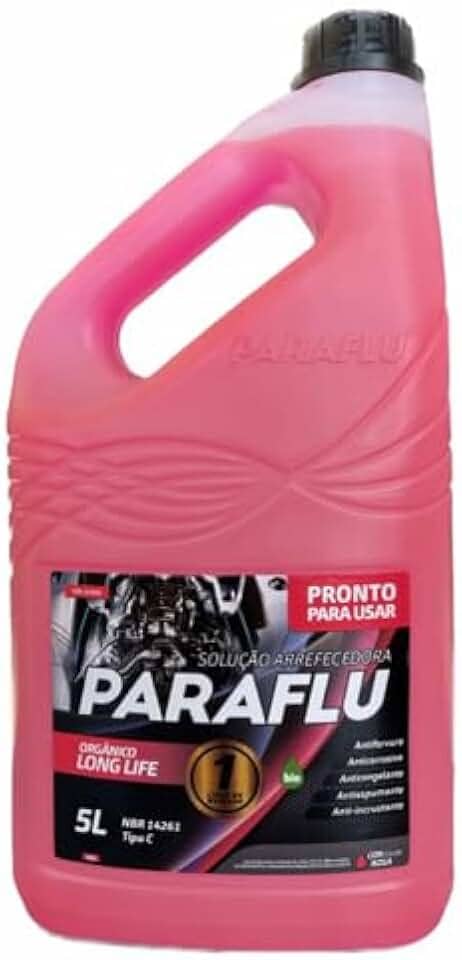 Aditivo de Radiador Pronto para Uso 5 Litros Rosa por Paraflu