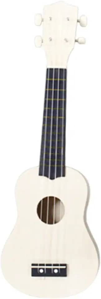 Kit de Ukulele DIY, Kit para Montar Ukulele, Materiais de Madeira, Iniciante, 53 cm (21 polegadas), Artesanal, Pintável, Feito à Mão, Brinquedo para