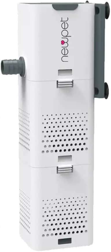 Filtro para Aquário U-V 500L/H Filtro para Aquário com Luz U-V de 5W Máquina de Limpeza verde Bomba Submersível Potente Filtro Interno para Aquário de Tartarugas de água Salgada (220V)