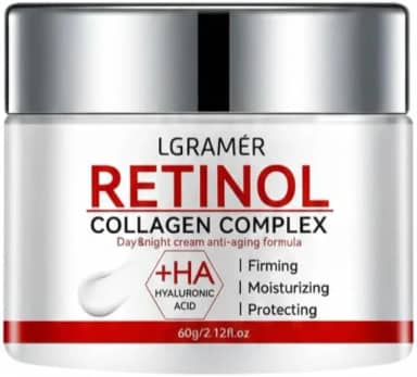 Sérum Facial Retinol e Colágeno com Ácido Hialurônico | Anti-Idade, Rugas e Firmeza da Pele