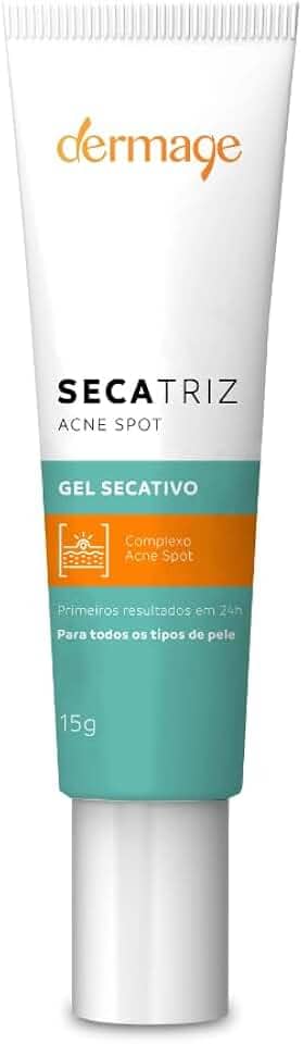 Secatriz Acne Spot, Gel Secativo Antiacne, Ação Anti Inflamatória, Formulado com Gluconolactona, Ácido Salicílico, Óleo de Melaleuca, 15g