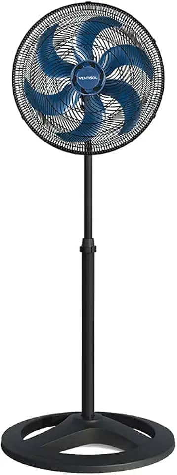 Ventisol Ventilador de Coluna Oscilante, Turbo 6 Pás Premium, Azul, 40cm, 127V