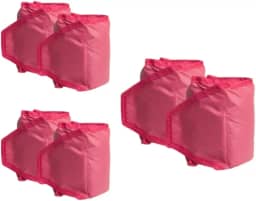 Kit Caneleiras 03 pares de 0,5kg - 1kg - 2kg Musculação Treino Funcional Ginástica Pilates Fisioterapia Cor Rosa