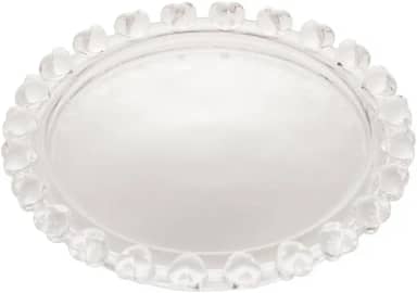 Mini Travessa Redonda de Cristal Coração 9,5cm x 1,5cm - Lyor