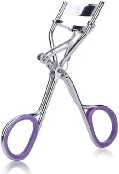 Curvador de Cílios Profissional - Design Ergonômico Metal Resistente com Borracha Extra