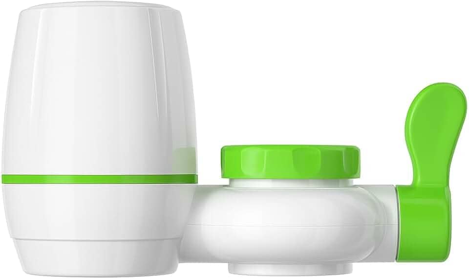 Purificador de Água para Torneira – Filtro com 5 Camadas + Pedra Mineral | Instalação Rápida e Econômica | Água Pura em Segundos, Sem Galão, Sem Energia