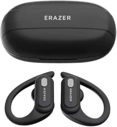 LEN0V0 ERAZER XT60 Fone de Ouvido Sem Fio, Bluetooth 5.3 TWS, Esportivo, Redução de Ruído, À Prova D'Água, Headset com Microfone, Som HiFi, LED Display (Preto)