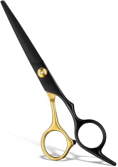 1 tesoura de barbeiro profissional - tesoura de corte de cabelo para homens e mulheres - perfeita para cortar e aparar o cabelo