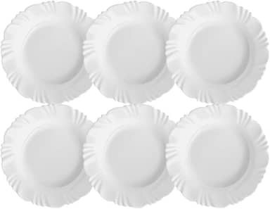 Jogo de Pratos Fundo Nadir Duralex Linha Pétala 6 Peças