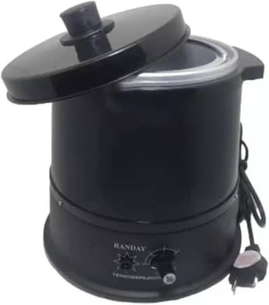 Termocera Profissional 1 Kg para derreter Cera ou Aquecer Pedras - Preta