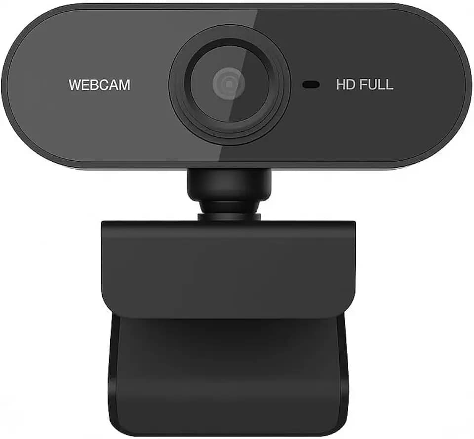 Top Webcam Premium Full HD 1080p com Microfone, USB Plug & Play, Foco Automático – Para PC, Notebook, Zoom, Teams, Meet Skype YouTube Discord e Mais – Ideal para Home Office Reuniões e Videochamadas