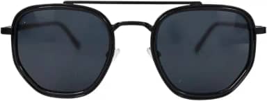 Óculos de Sol Hexagonal Modelo Chicago Proteção UV400 em Acetato Italiano Estilo Moderno Unissex Masculino Feminino - Cacife Brand