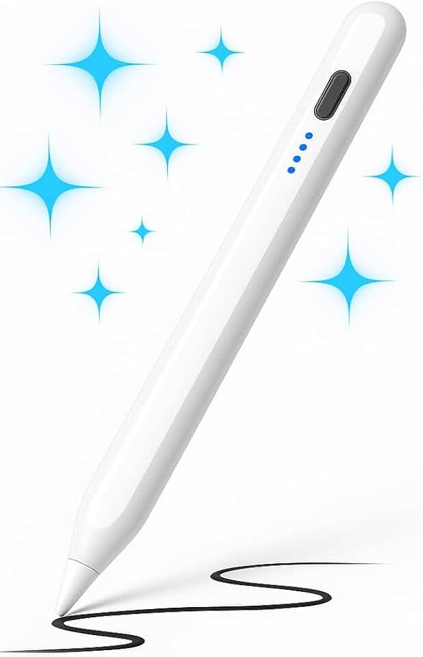 Caneta Stylus Touch Screen Universal para Celular, Tablet e SmarthPhone Alta Precisão Compatível com Android e iOS Rejeição de Palma e Ponta Fina Sensível Premium