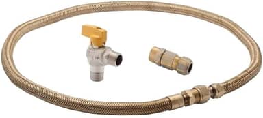 Kit Instalação Gás GN/GLP Encanado para Fogão/Cooktop e Forno com Registro (EKIT112)