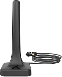Aquário DTV-200 - Antena Digital Interna Quadrada com Cabo 2,5 metros, Preto