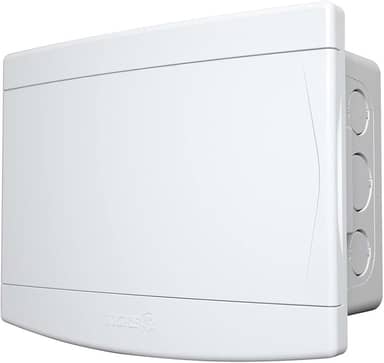 Quadro de Distribuição Embutir Para 6/8 Disjuntores Sem Barramento Porta Branca - 33.04.698.7 - TIGRE