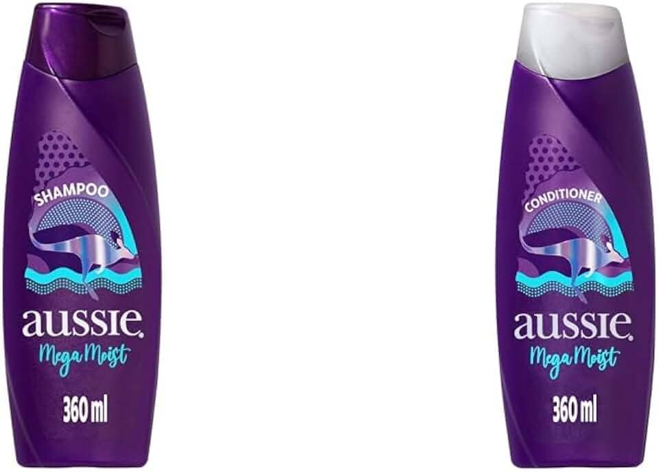 Kit Shampoo Aussie Moist 360ml + Condicionador Aussie Moist 360ml