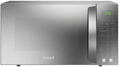 Micro-ondas Consul 32 Litros cor cinza espelhado com Menu Fácil - CMS46AR 110V