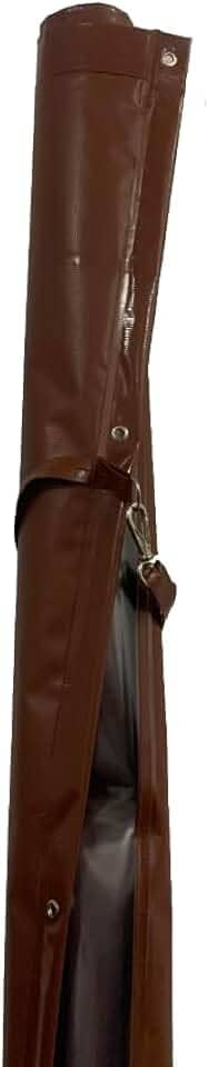 Cortina Toldo Com Visor Lona Impermeável Dupla Face Ilhós Diversos Tamanhos Portão Quintal (Altura 200 x Largura 200cm,Bege)