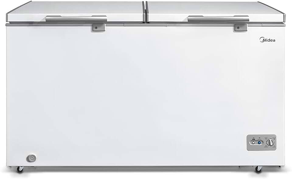 Freezer Horizontal 2 portas 362L 3 em 1 Branco Midea MDRC522FZD011-127v