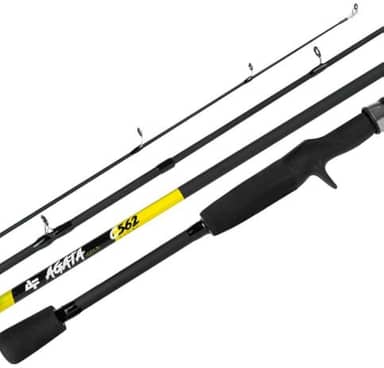 Vara Carretilha Albatroz New Agata 2 Partes - Gold - 1,80m