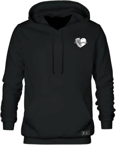 Blusão Moletom Canguru Batimentos Masculino e Feminino Personalizado com Capuz e Bolso