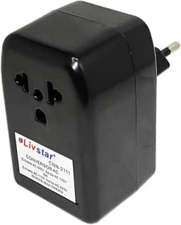 Conversor de Voltagem Flex Plus, Bivolt 110V/220V, 100W, Compacto para Viagens