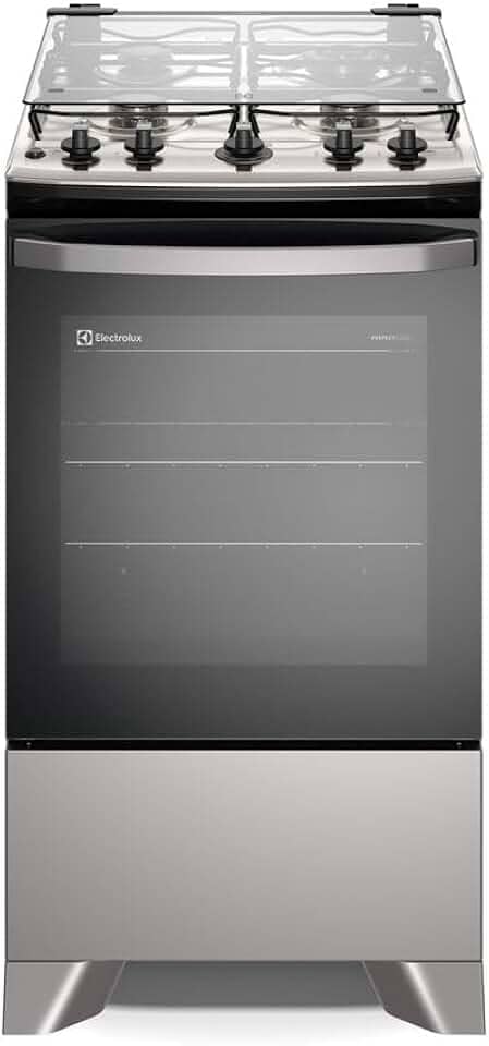 Fogão Electrolux 4 bocas Efficient com PerfectCook Prata (FE4IS) Bivolt