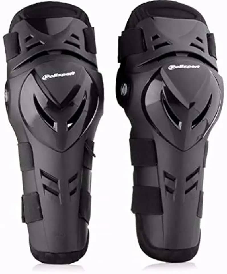 Joelheira Trilha Proteção Articulada Devil Polisport Preta