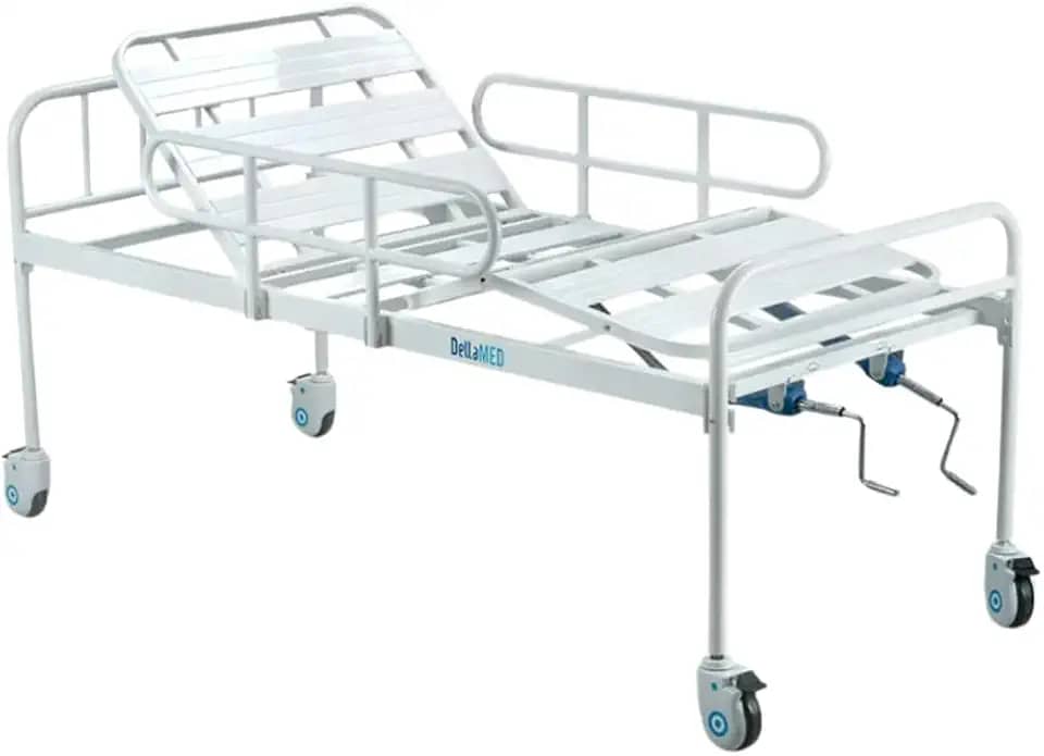 Cama Hospitalar Conforto Segurança Idoso Acamado até 180 Kg 2 Movimentos Grades