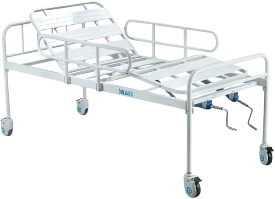 Cama Hospitalar Conforto Segurança Idoso Acamado até 180 Kg 2 Movimentos Grades